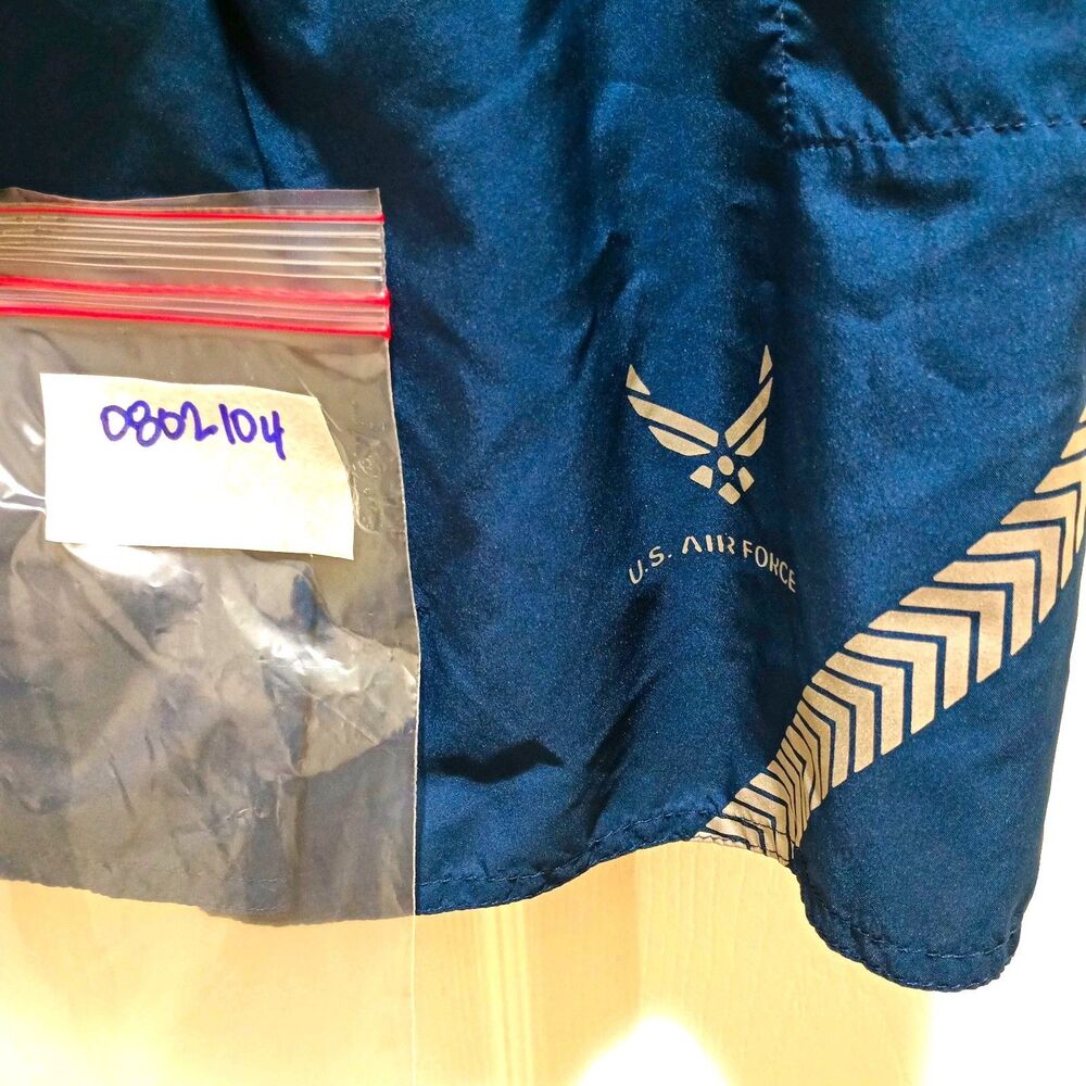 U.S. Air Force IPTU Men’s M Blue Lined Athletic Shorts Drawstring 6" MPN